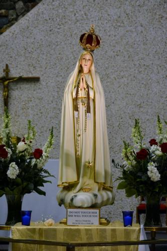 Lady Of Fatima Statue @ St. Veronica 10-07-2016 (3)