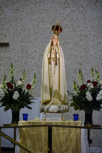 Lady Of Fatima Statue @ St. Veronica 10-07-2016 (69)